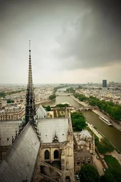 Paris rooftop view Foto stock