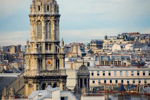 Paris rooftops Foto stock