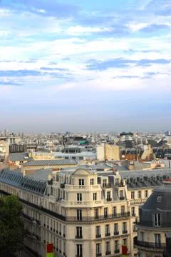 Paris rooftops 写真素材