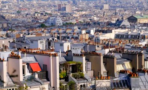 Paris Rooftops Foto stock