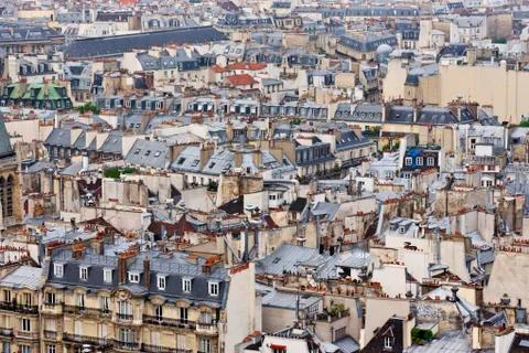 Paris Rooftops Foto stock