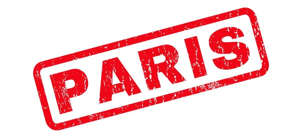 Paris Rubber Stamp Stock-Illustration