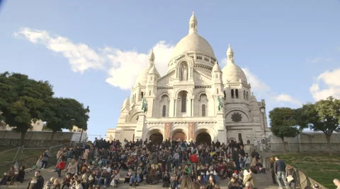 Paris sacre couer Stock Footage 62730922