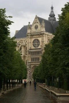 Paris, Saint-Eustache Stock Photos