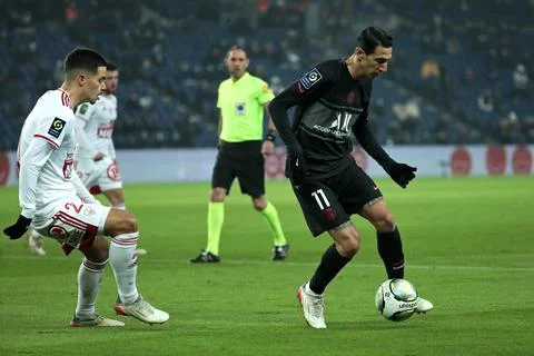 Paris Saint-Germain vs Stade Brest, France - 15 Jan 2022 Stock Photos
