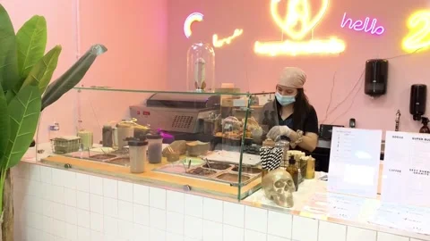 Paris, seduced by penis-shaped waffles, París, FR - 13 May 2021 Stock Footage 204029587