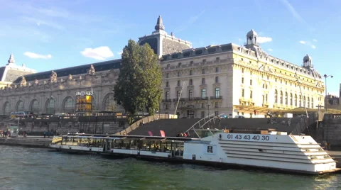 Paris Seine River View From The Ship 動画素材 68096702
