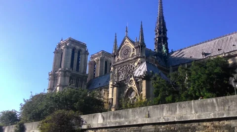 Paris Seine River View From The Ship  動画素材 68097223