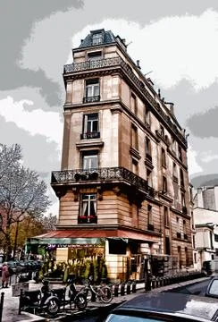 Paris silence Foto stock