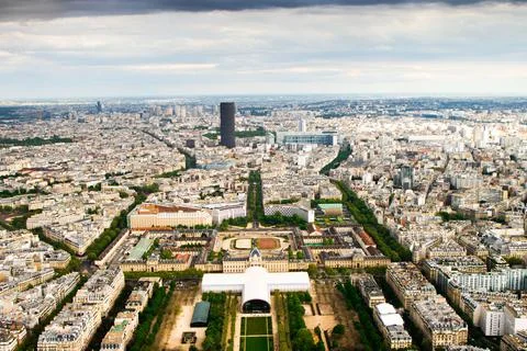 Paris skyline around the Eiffel tower, France. 스톡 사진