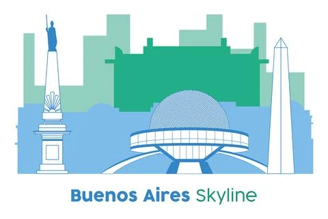 Paris skyline Modern cityscape Vector イラスト素材