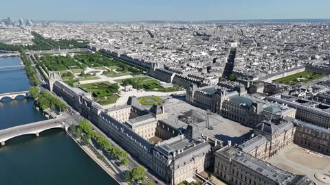 Paris Skyline At Paris In Ile De France France. Stock Footage 312135967
