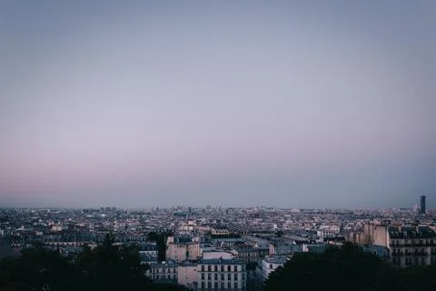Paris skyline 스톡 사진