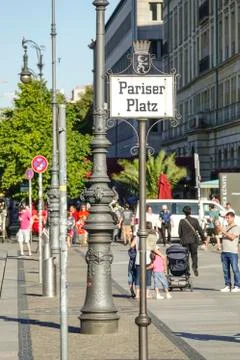Paris Square called Pariser Platz in Berlin Fotos de archivo