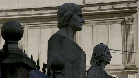PARIS STATUE HEADS Video stock 95976763