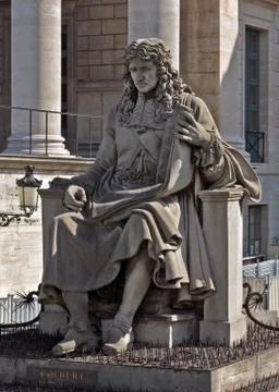 Paris - Statue of Palais Bourbon Stock Photos
