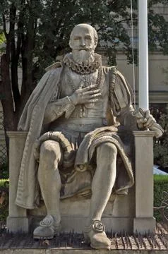 Paris - Statue of Palais Bourbon Stock Photos