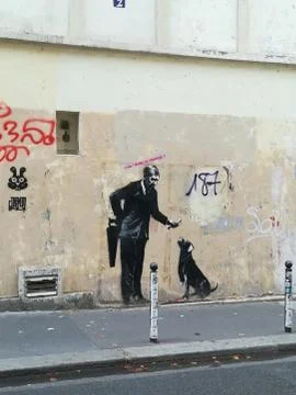 Paris Street Art Stock Photos