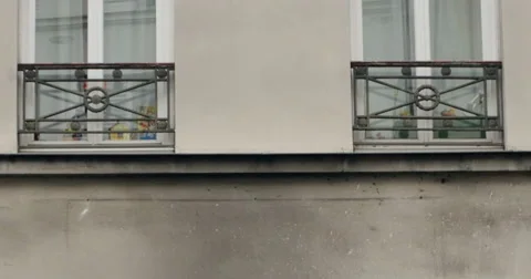 Paris Street Stock Footage 58953219