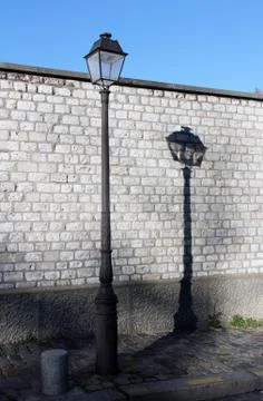 Paris street lantern Stock Photos