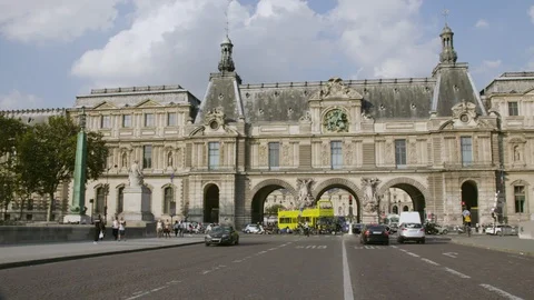 PARIS STREET PAN 스톡 동영상 95977988