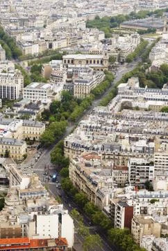 Paris Street Foto stock