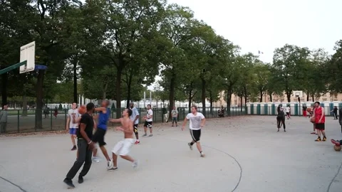 Paris Street Scene Stock Footage 203261862