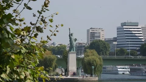 Paris Street Scene Stock Footage 203268602