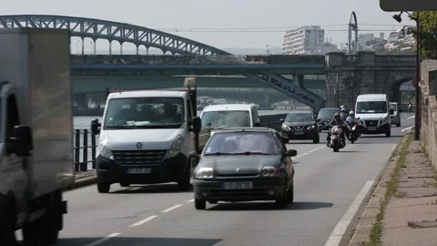 Paris Street Scene Video stock 203269983