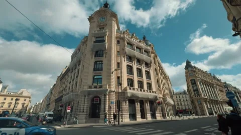 Paris streets 6 Stock Footage 346004668