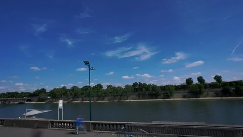 Paris streets Hyperlapse Stock Footage 93036232