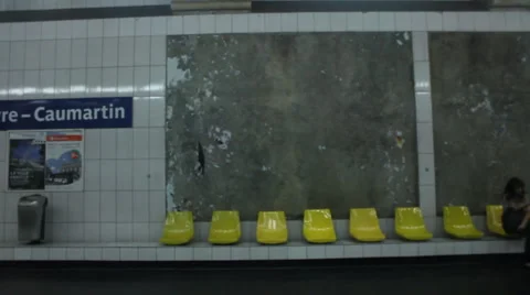 Paris subway piple Stock Footage 4481294