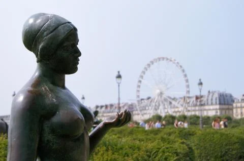 Paris in summer Stock Photos