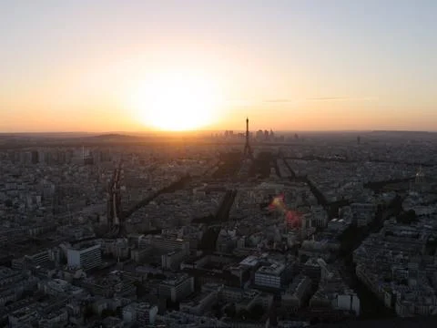 Paris At Sunset Foto stock