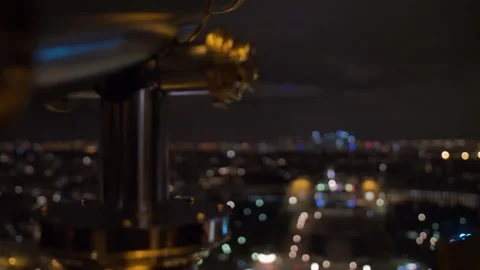 Paris, Telescope, Eiffel Tower Stock Footage 146685965