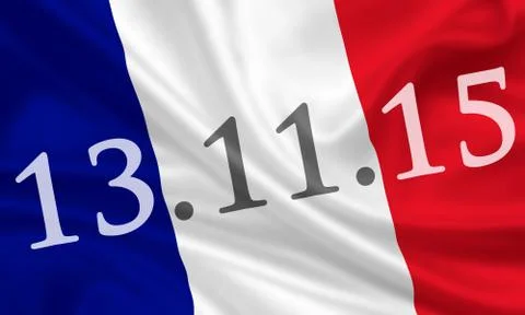 Paris terror attack Stock-Illustration
