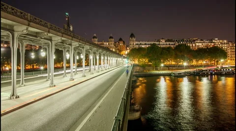Paris Time Lapse Vídeo Stock 65427878