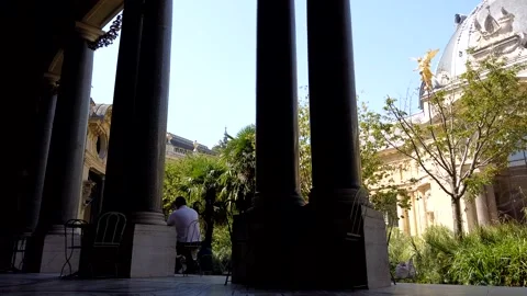 Paris timelapse: petit palais Stock Footage 137574945