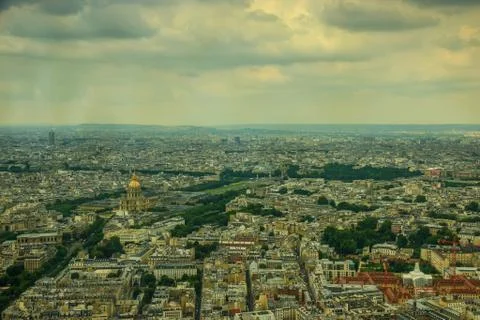 Paris top view Stock Photos