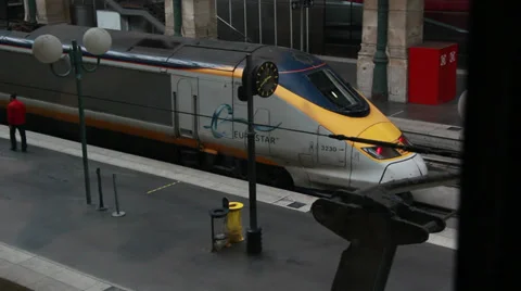 Paris Train Station Video stock 37190742