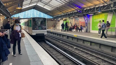 Paris Train Station Stock Footage 201129648