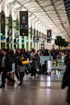 Paris train station Foto stock