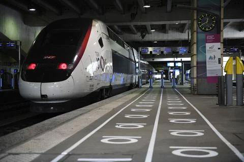 Paris train stations during coronavirus pandemic, France - 08 May 2020 Foto stock