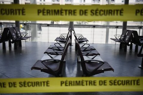 Paris train stations during coronavirus pandemic, France - 08 May 2020 Stock Photos
