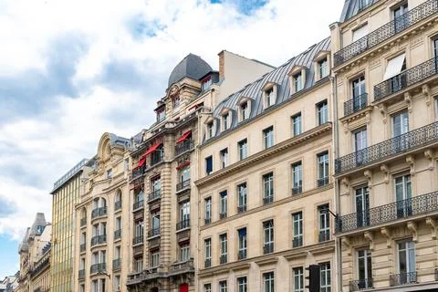 Paris, typical building Fotos de archivo