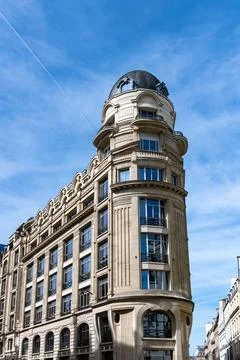 Paris, typical facade and windows Foto stock