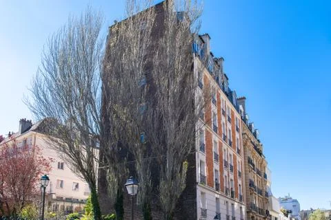 Paris, typical facades 写真素材