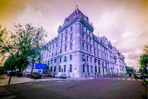 Paris in ultraviolet Stock Photos