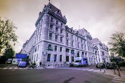 Paris in ultraviolet 写真素材