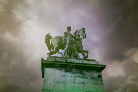 Paris in Ultraviolet Stock Photos
